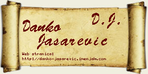 Danko Jašarević vizit kartica